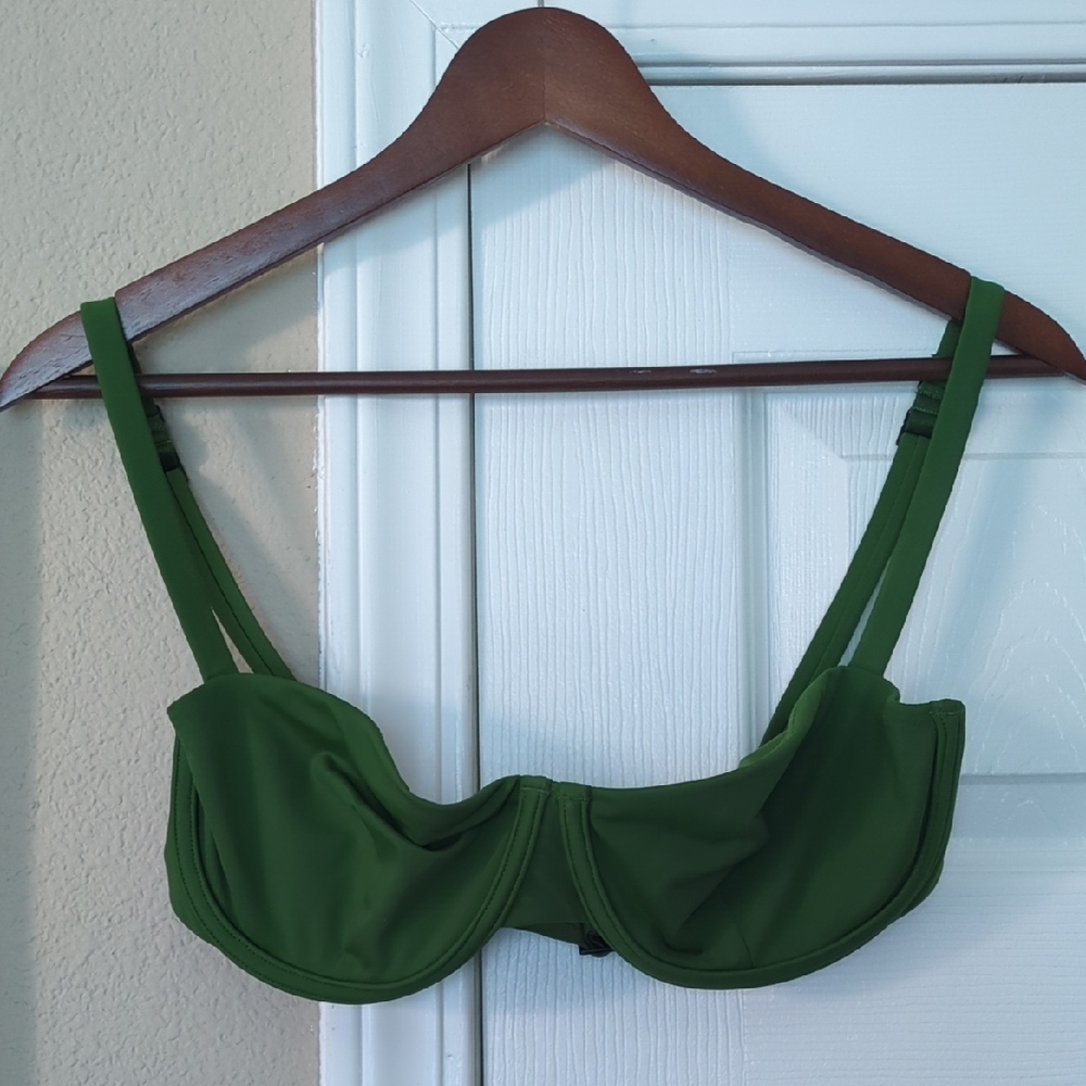 CUUP Forest Green Swim Bra